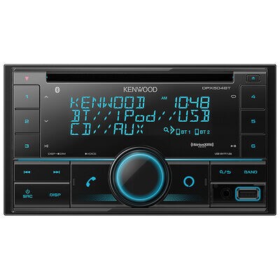 Kenwood In-Dash Double Din AM/FM/CD/MP3 Car Stereo | DPX504BT