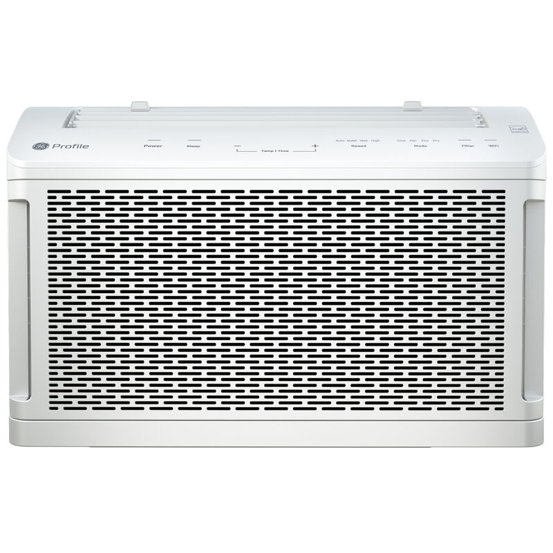 GE Profile Clearview 6,100 BTU Smart Saddle Window Air Conditioner with 3 Fan Speeds, Sleep Mode & Remote Control - White, , hires