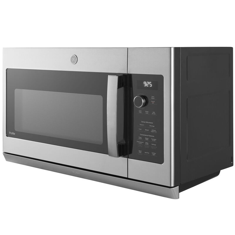 GE Profile 30 2.2 Cu. Ft. Over-the-Range Microwave with 10 Power Levels,  400 CFM & Sensor Cooking Controls - Stainless Steel