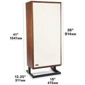KLH Model Seven Floorstanding Speaker - Walnut (Left Speaker), , hires