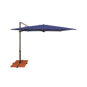 SimplyShade Skye 8.6' Square Cantilever Umbrella in Solefin Fabric - Blue Sky, Blue, hires
