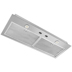 Broan BBN1 Series 24 in. Convertible Standard Style Range Hood with 300 CFM, 2 Fan Speeds & 2 LED Lights - Stainless Steel, , hires