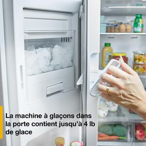 Whirlpool 36 in. 28.9 cu. ft. 4-Door French Door Refrigerator with Ice & Water Dispenser - Black Stainless Steel with PrintShield Finish, Black Stainless Steel with PrintShield Finish, hires