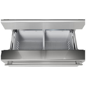 Sharp 36 in. 22.5 cu. ft. Counter Depth 4-Door French Door Refrigerator with Ice Maker - Stainless Steel, , hires