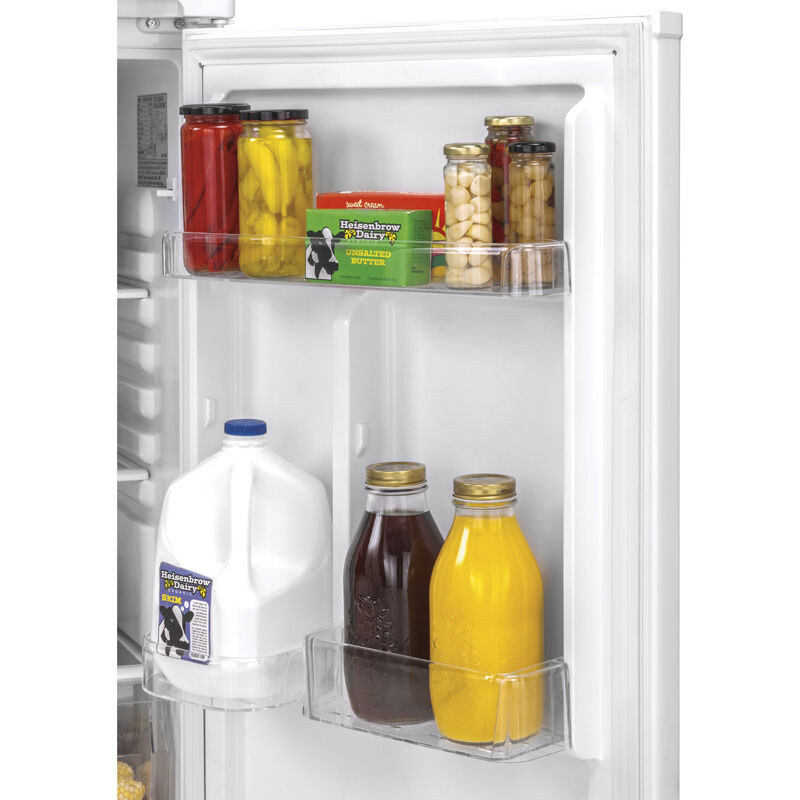 Haier 24 in. 9.8 cu. ft. Counter Depth Top Freezer Refrigerator - White, White, hires