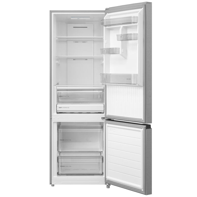 Midea 24 in. 11.5 cu. ft. Counter Depth Bottom Freezer Refrigerator - Stainless Steel, , hires