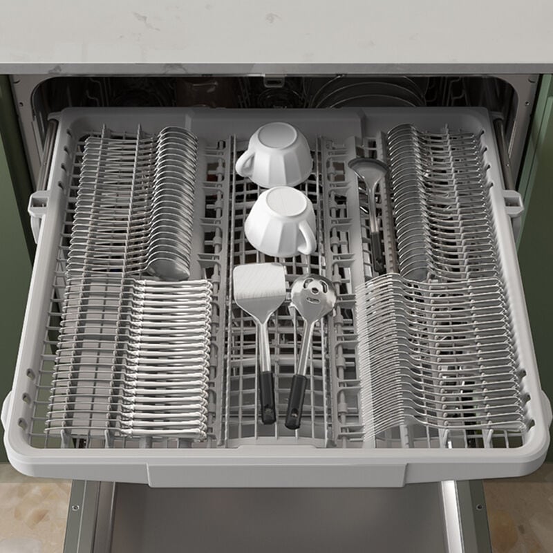 Samsung 24 in. Top Control Smart Dishwasher with 46 dBa Sound Level & 3rd-Rack - Stainless Steel, , hires