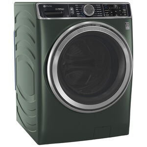 GE Profile 28 in. 5.5 cu. ft. Smart Stackable Front Load Washer with UltraFresh Vent System Plus, Smart Wash + Rinse, Sanitize & Steam Cycle - Jade Green, , hires