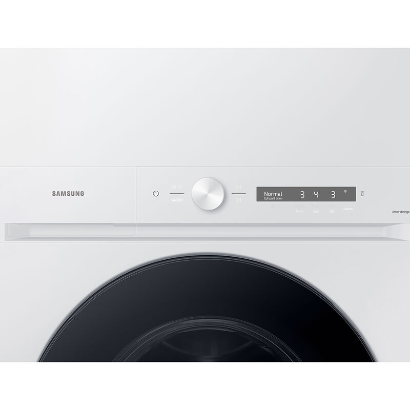 Samsung Bespoke 27 in. 4.6 cu. ft. Smart Electric Front Load Laundry Center with Sensor Dry, Sanitize & Steam Cycle - White, , hires