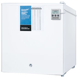 Summit Accucold 19 in. 1.4 cu. ft. Compact Upright Freezer - White, , hires
