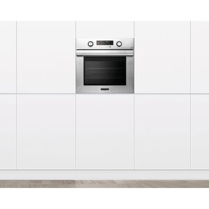Signature Kitchen Suite 30 in. 4.7 cu. ft. Smart Electric Single Wall Oven with True European Convection - Stainless Steel, , hires