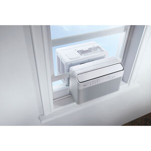 Midea 8,000 BTU 115V U-Shaped Smart Energy Star Window Air Conditioner with Inverter, 3 Fan Speeds, Sleep Mode & Remote Control - White, , hires