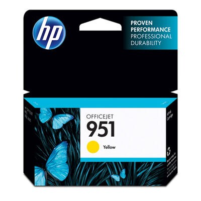 HP Officejet 951 Series Yellow Original Printer Ink Cartridge | CN052AN