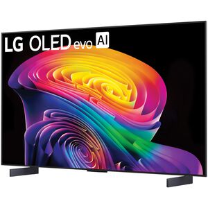 LG - 42" Class C6 Series OLED evo AI 4K UHD Smart webOS TV, , hires