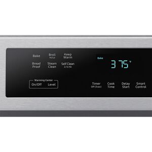 Samsung 30 in. 6.3 cu. ft. Smart Electric Range with Smoothtop Burners - Stainless Steel, Stainless Steel, hires