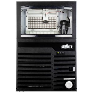 Summit 21 in. Built-In Undercounter Commercial-Use Ice Maker with 27 lb. Ice Storage, Auto-Defrost & Digital Control - Black, , hires