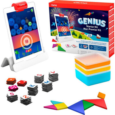 Osmo - Genius Starter Kit for iPad - 5 Hands-On Learning Games - STEM - Ages 6-10 | 901-00011