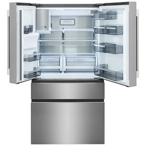 Frigidaire Professional 36 in. 21.4 cu. ft. Smart Counter Depth 4-Door French Door Refrigerator with Ice & Water Dispenser - Stainless Steel, , hires