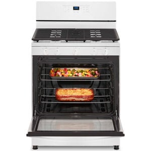 Whirlpool 30 in. 5.1 cu. ft. Gas Range with 5 Sealed Burners - White, White, hires