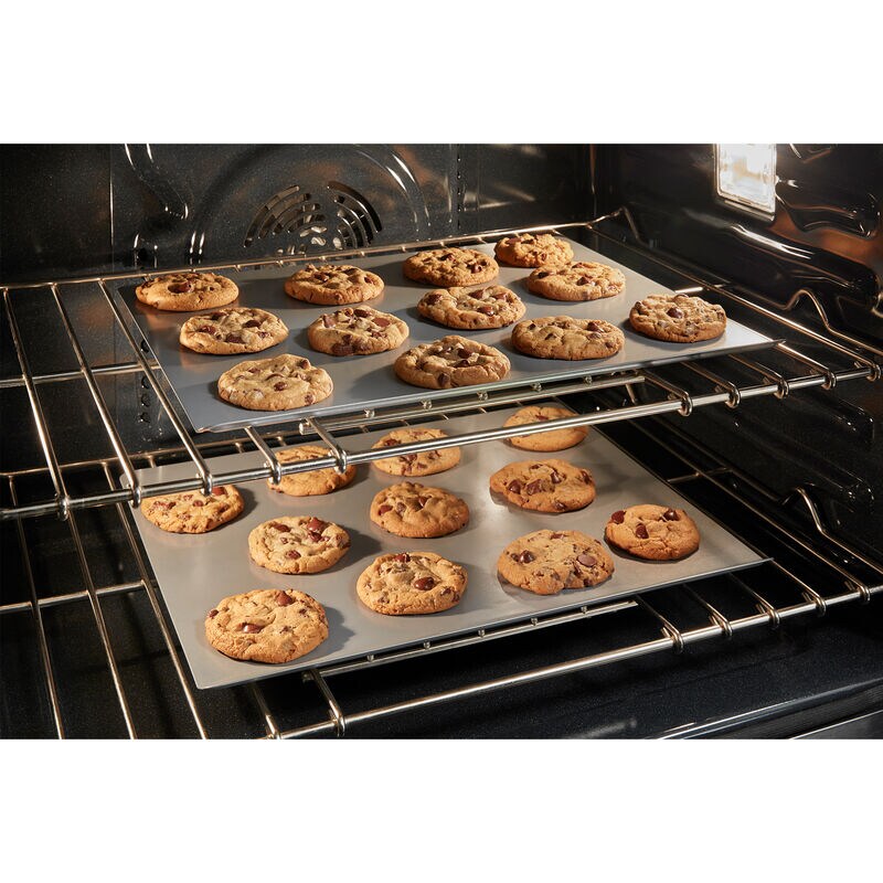 Maytag 30 in. 5 cu. ft. Electric Single Wall Oven with True European Convection - Fingerprint Resistant Stainless Steel, , hires