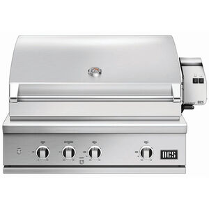 DCS Series 9 36 in. 2-Burners Built-In Liquid Propane Gas Grill with Rotisserie, Sear Burner & Smoker Box - Stainless Steel, , hires