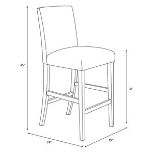 Skyline Furniture 31" Barstool in Linen Fabric - Sandstone, Sandstone, hires