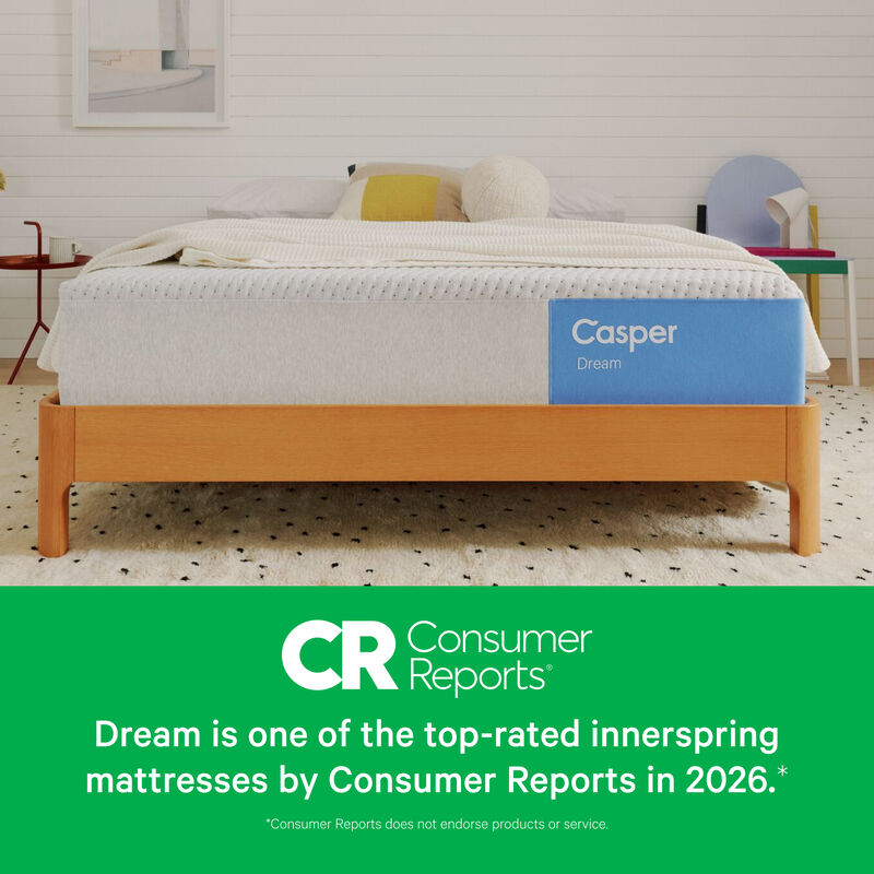Casper Dream Medium Hybrid Mattress - Queen Size, , hires