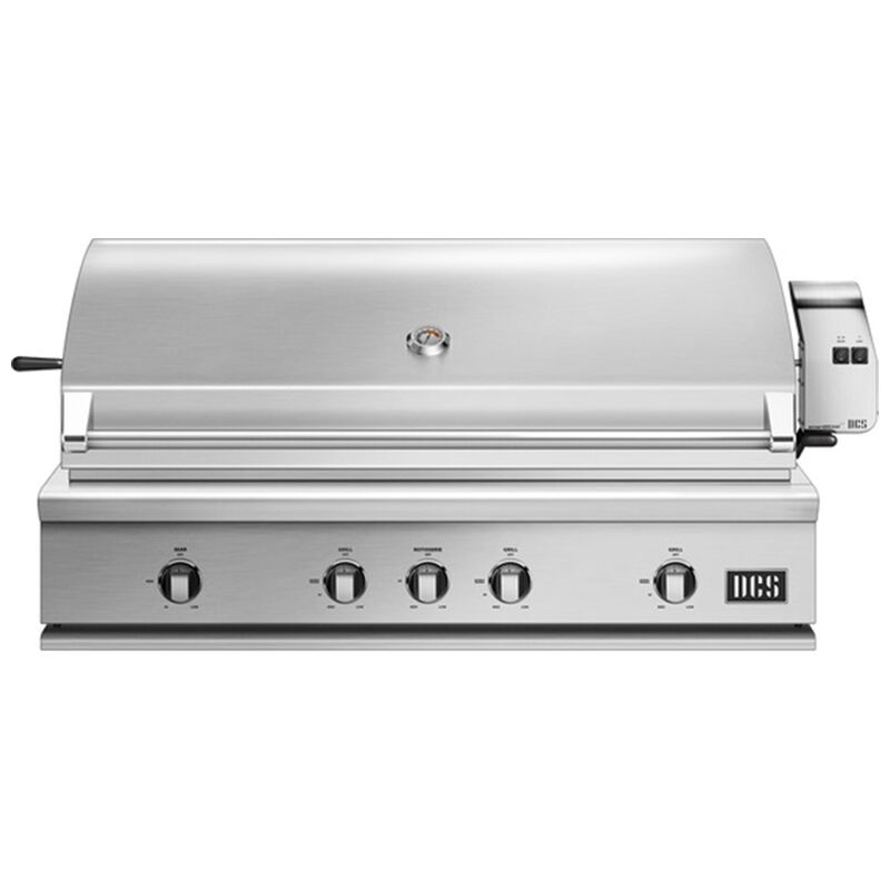 DCS Series 7 48 in. 3-Burner Built-In Natural Gas Grill with Rotisserie & Sear Burner - Stainless Steel, , hires