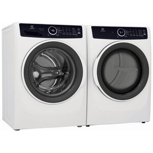 Electrolux 400 Series 27 in. 8.0 cu. ft. Stackable Electric Dryer with 7 Dry Programs, 6 Dry Options, Sanitize Cycle & Wrinkle Care - White, White, hires