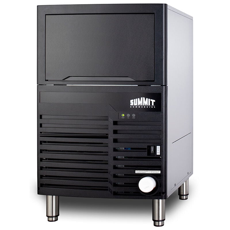 Summit 21 in. Built-In Undercounter Commercial-Use Ice Maker with 27 lb. Ice Storage, Auto-Defrost & Digital Control - Black, , hires