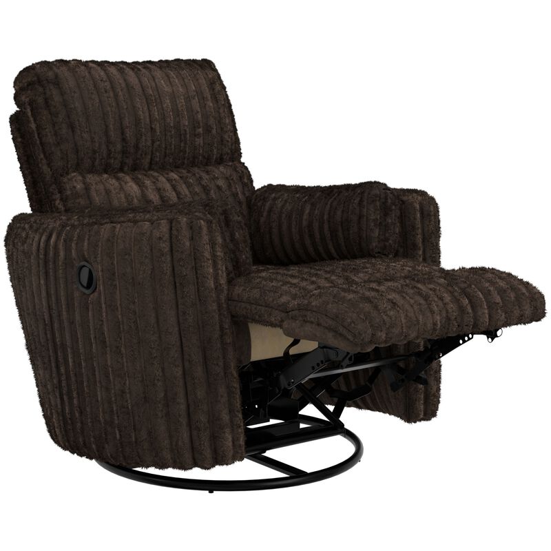 Catnapper Daydream Swivel Glider Recliner - Chocolate, Chocolate, hires