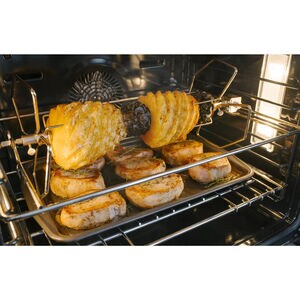 Thermador Masterpiece Series 30 in. 8.6 cu. ft. Smart Speed Electric Microwave/Wall Oven Combo with True European Convection - Stainless Steel, , hires