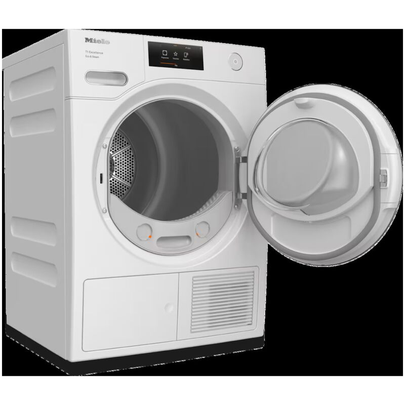 Miele 24 in. 4.0 cu. ft. Smart Stackable Ventless Electric Dryer with Heat Pump, Sensor Dry & Steam Cycle - Lotus White, , hires