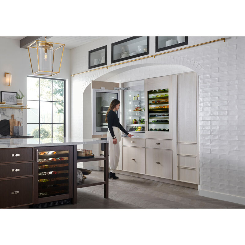 Monogram 30 in. 14.5 cu. ft. Built-In Counter Depth Bottom Freezer Refrigerator with Ice Maker - Custom Panel Ready, , hires