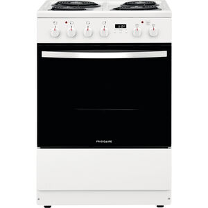 Frigidaire 24 in. 1.9 cu. ft. Electric Range with Coil Burners - White, White, hires