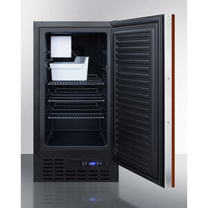 Summit 18 in. Built-In Undercounter Ice Maker with 8 lb. Ice Storage, Auto-Defrost & Digital Control - Custom Panel Ready, , hires