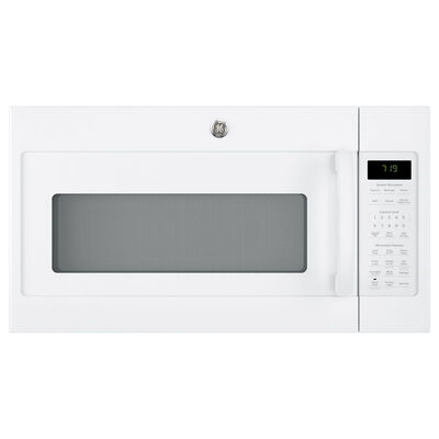 GE 30" 1.9 Cu. Ft. Over-the-Range Microwave with 10 Power Levels, 400 CFM & Sensor Cooking Controls - White | JNM7196DKWW