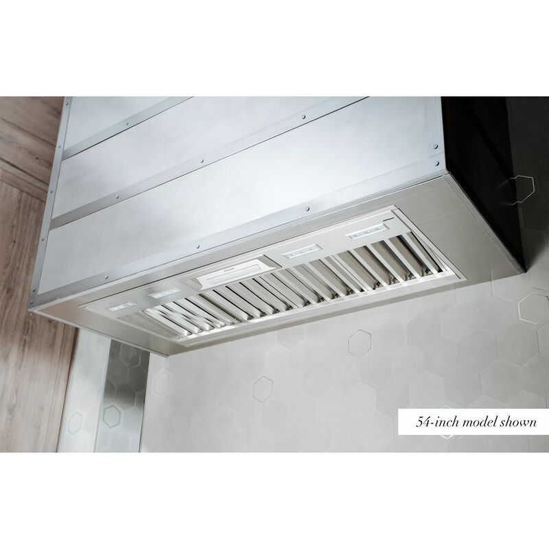 Thermador Professional Series 60 in. Smart Ducted Standard Style Range Hood with 4 Fan Speeds & 4 LED Lights - Stainless Steel, , hires