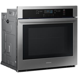 Samsung 30 in. 5.1 cu. ft. Smart Electric Single Wall Oven - Stainless Steel, Stainless Steel, hires