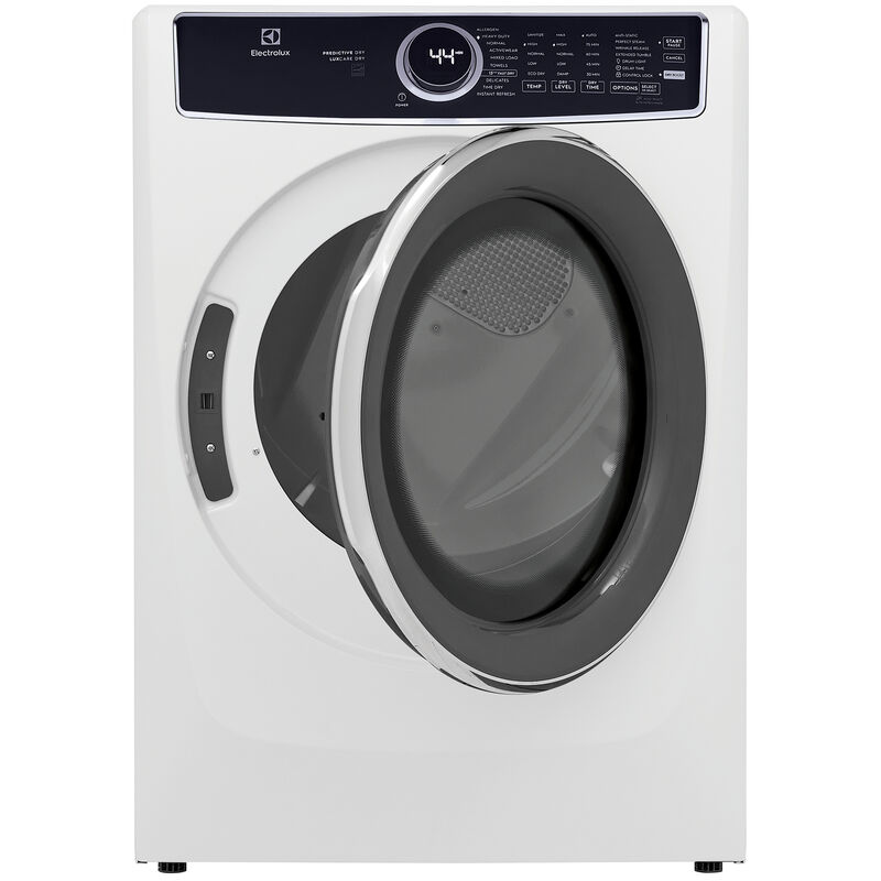 Electrolux 500 Series 27 in. 8.0 cu. ft. Stackable Gas Dryer with 10 Dryer Programs, 7 Dry Options, Sanitize Cycle & Wrinkle Care - White, White, hires