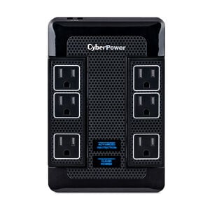 6-Outlet Surge Protect Swivel Wall Tap USB, , hires