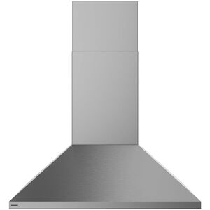 Monogram 30 in. Smart Convertible Chimney Style Range Hood with 4 Speed Settings & 1 LED Light - Stainless Steel, , hires