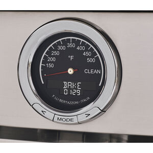 Bertazzoni Master Series 48 in. 7 cu. ft. Air Fry Dual Convection Double Oven Dual Fuel Range with 6 Sealed Burners & Griddle - Stainless Steel, , hires