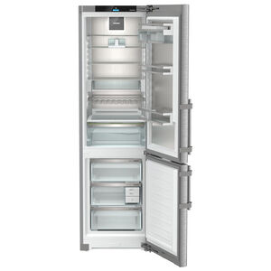 Liebherr Peak 24 in. 12.8 cu. ft. Smart Counter Depth Bottom Freezer Refrigerator Right Hinged - Stainless Steel, , hires