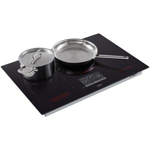 SKS 30 in. 4-Burner Smart Induction Cooktop with Simmer Burner & Power Burner - Black, , hires
