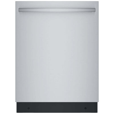 Bosch 800 Series 24 in. Smart Built-In Dishwasher with Top Control, 42 dBA Sound Level, 15 Place Settings, 6 Wash Cycles & Sanitize Cycle - Stainless Steel | SGX78C55UC