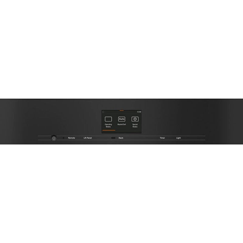 Miele PureLine Series 24 in. 1.8 cu. ft. Smart Steam Electric Single Wall Oven with True European Convection - Clean Steel, , hires