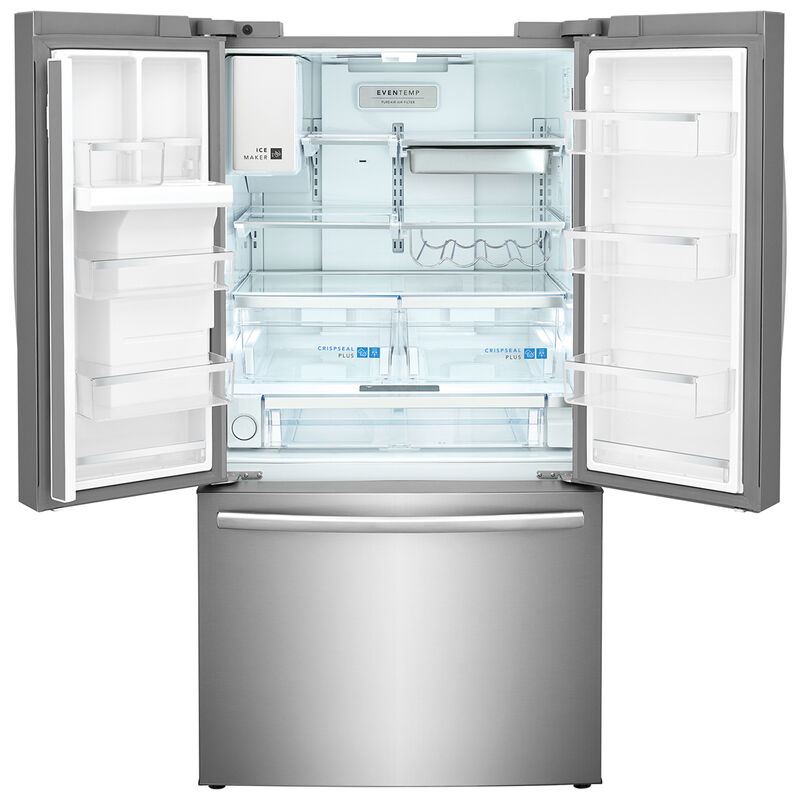Frigidaire 36 in. 27.8 cu. ft. French Door Refrigerator with Ice & Water Dispenser - Stainless Steel, , hires