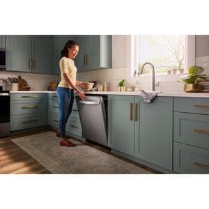 Whirlpool 24 in. Top Control Dishwasher with 55 dBa Sound Level & Pocket - Stainless Steel, Stainless Steel, hires