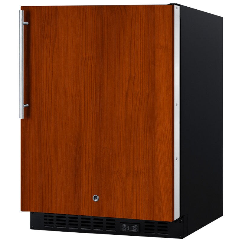 Summit 24 in. 3.7 cu. ft. Built-in Compact Upright Freezer with Adjustable Shelves - Custom Panel Ready, , hires